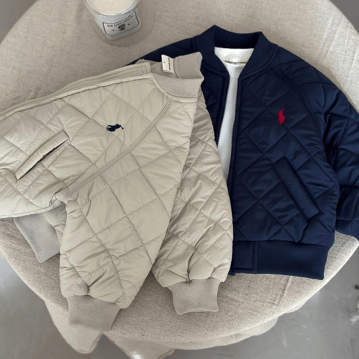 （Pre Order 2 Weeks）Kids Quilted Bomber Jacket