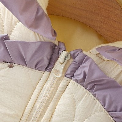 （In Production）Girls Adorable Winter Coat with Oversized Bows