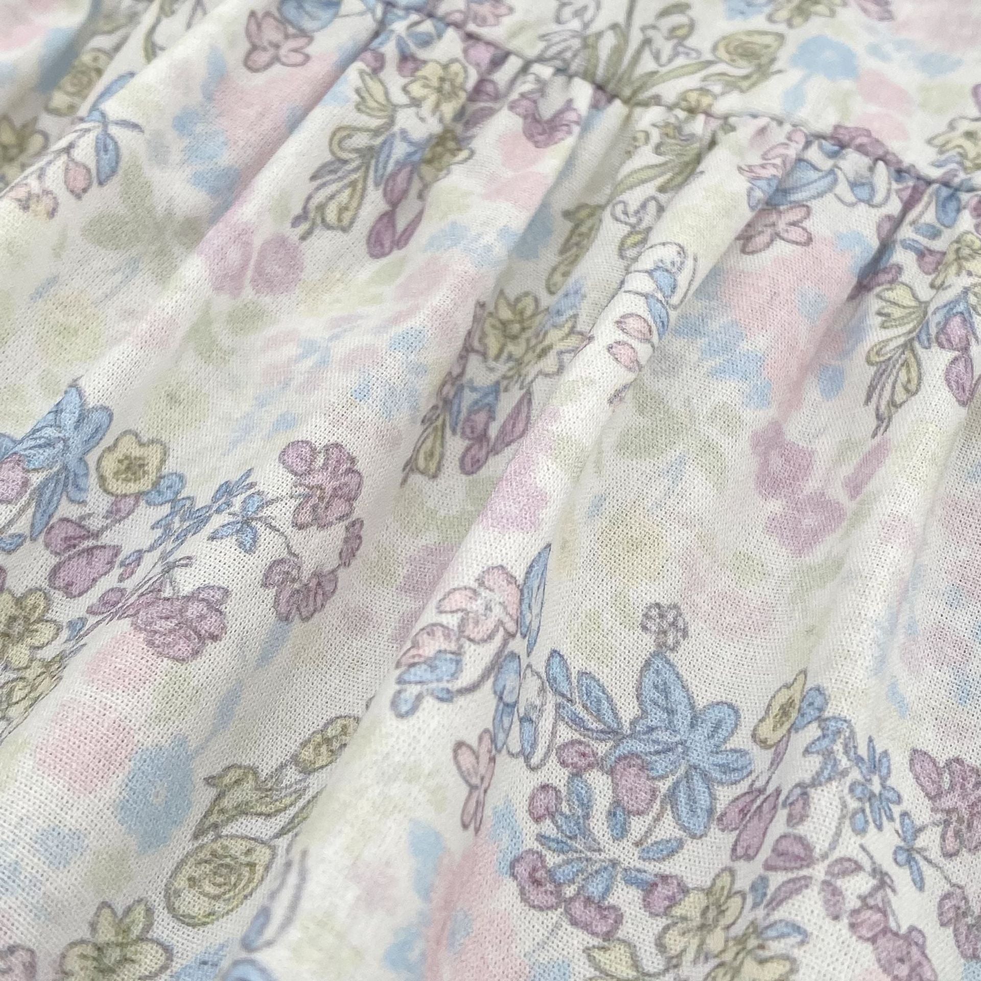 （Pre Order 2 Weeks）Sisters Lavender Embroidery Scallop Collar Dress&Romper