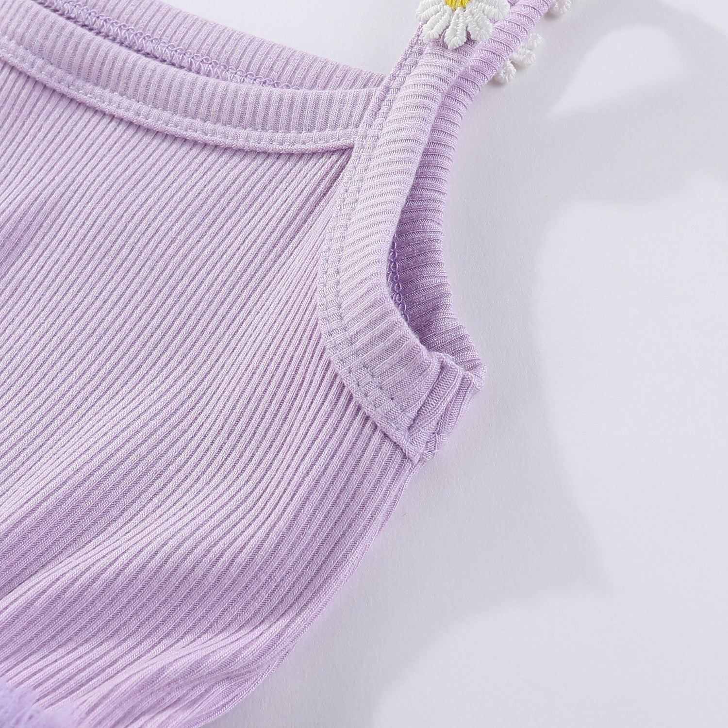 （In Production）Girls Spring&Summer Daisy Embroidery Tulle Dress