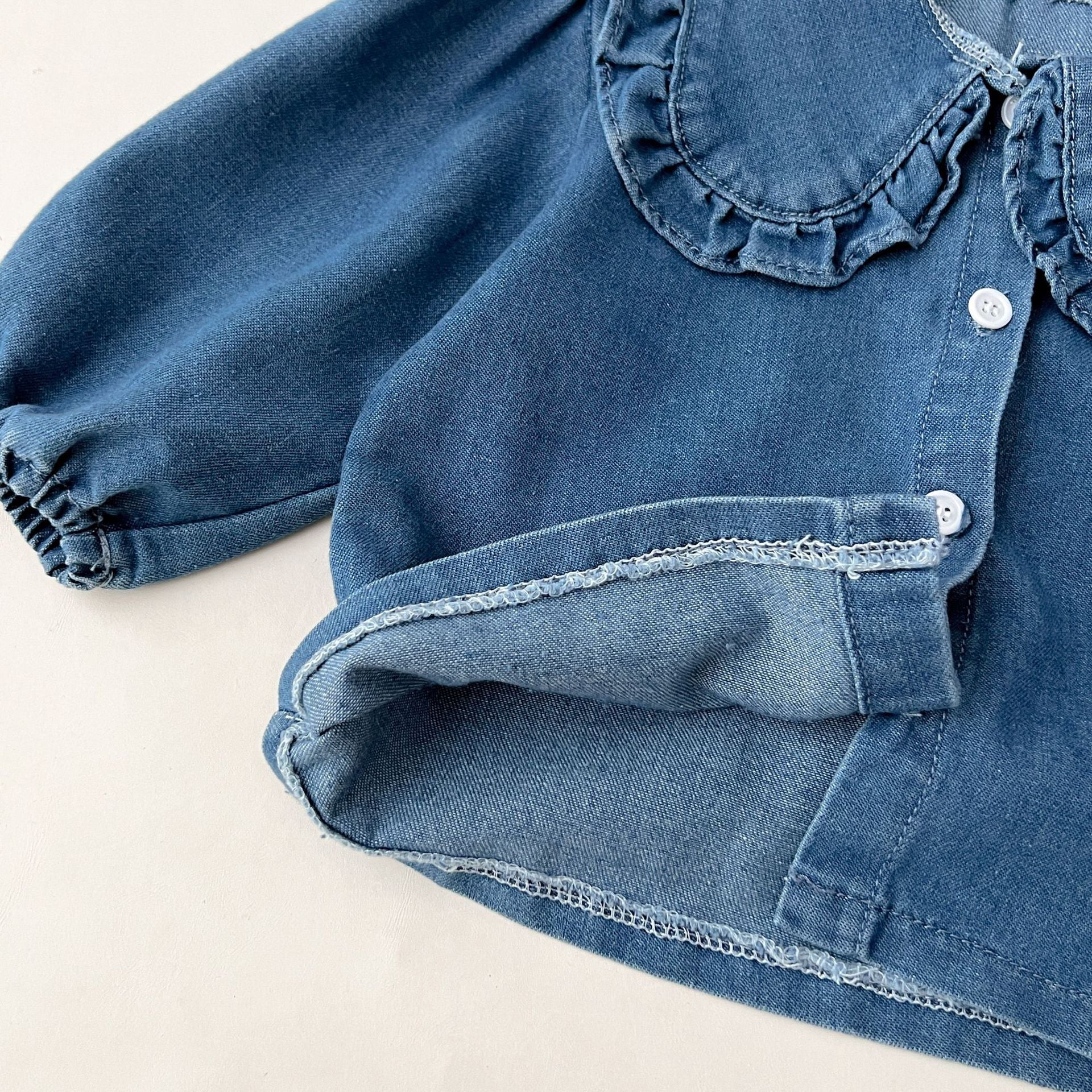 （Pre Order 2 Weeks）Girls Fall Denim Skort Set