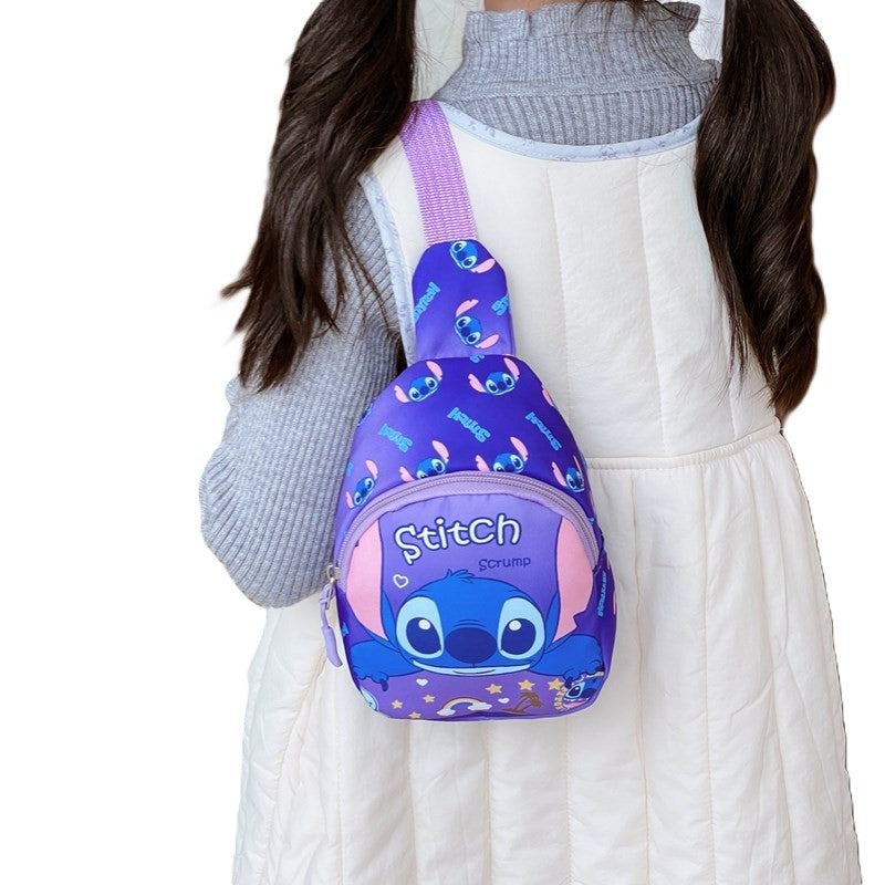 （Pre Order）Girls Cartoon Lightweight Sling Bag
