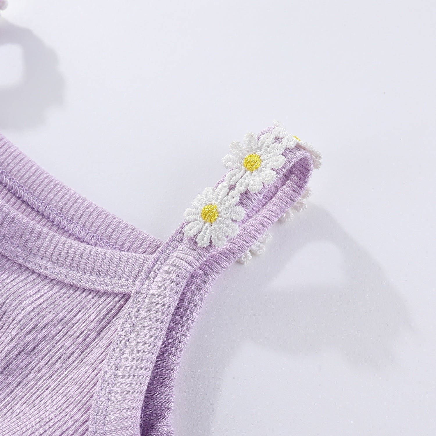 （In Production）Girls Spring&Summer Daisy Embroidery Tulle Dress