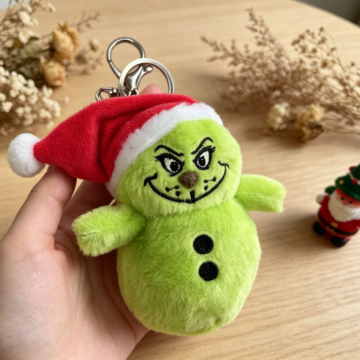 （Pre Order）Christmas Grinch Plush Keychain