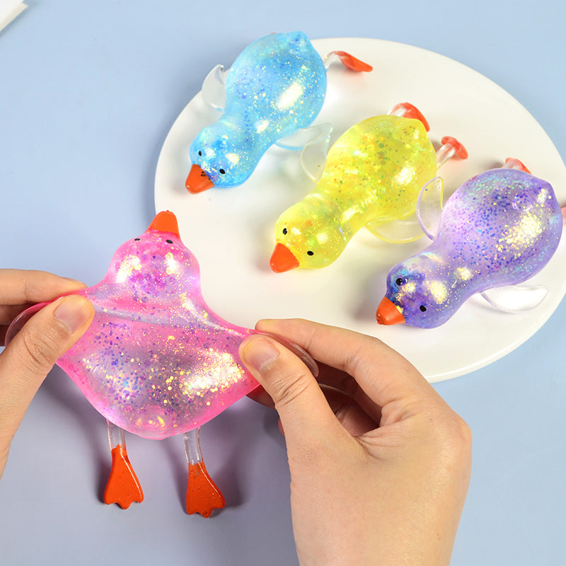 （Pre Order）Squeeze Duck Toy-Sequin