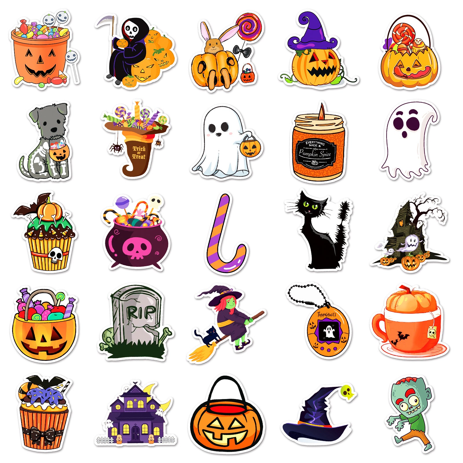 （Pre Order）Halloween Sticker-50 Pcs