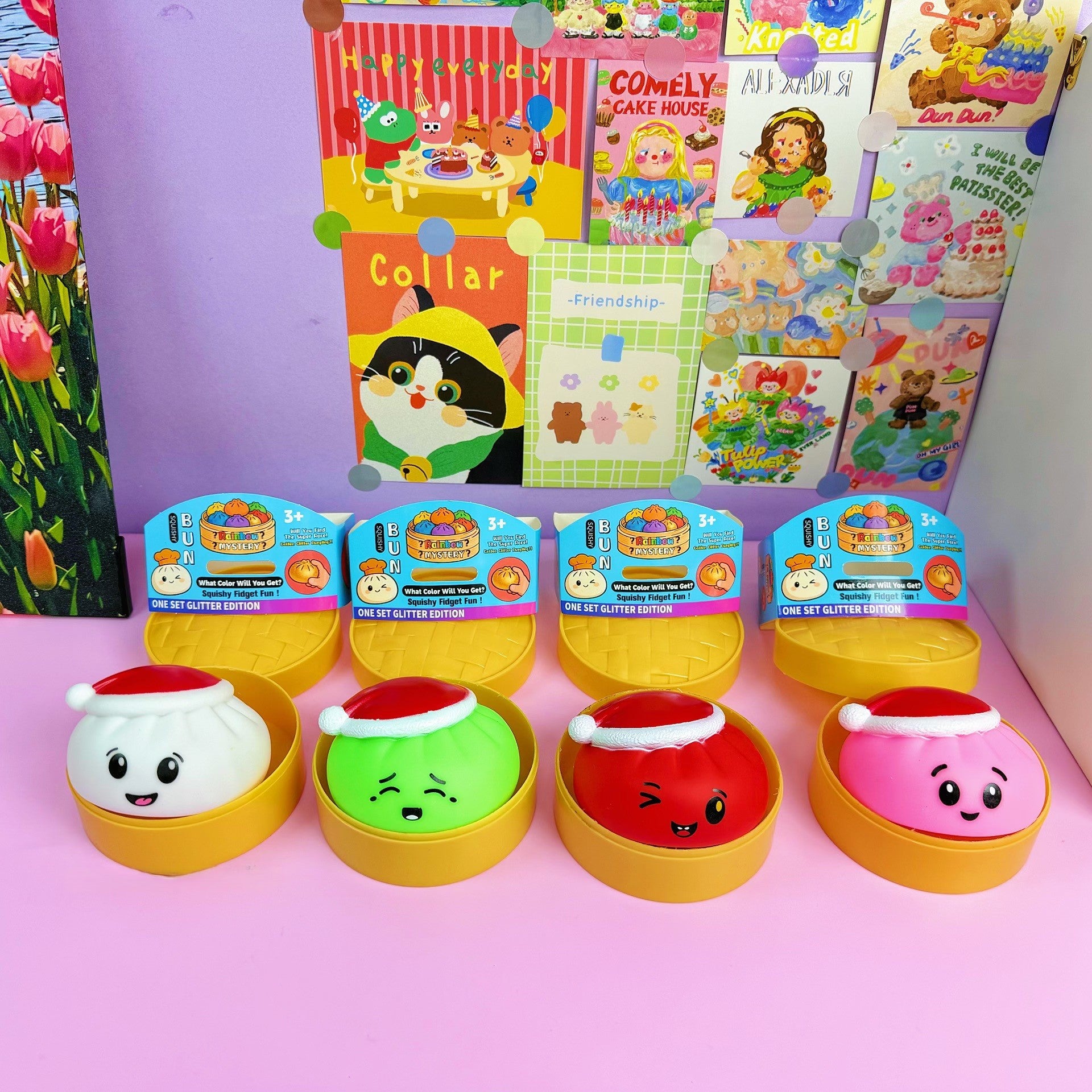 （Pre Order）Squishy Squeeze Christmas Dumpling Toy