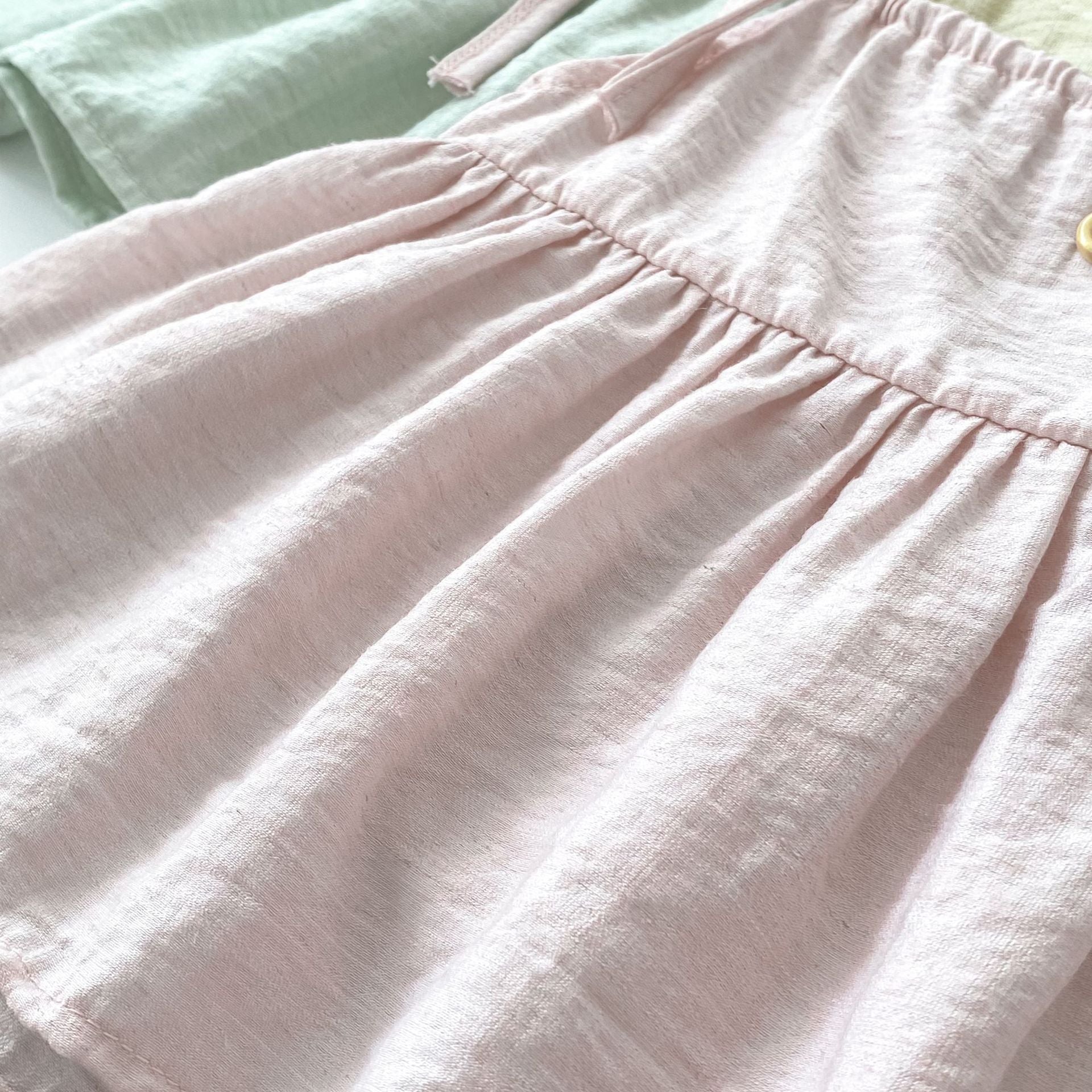 （In Production）Girls Spring&Summer Solid Color Bandeau Set