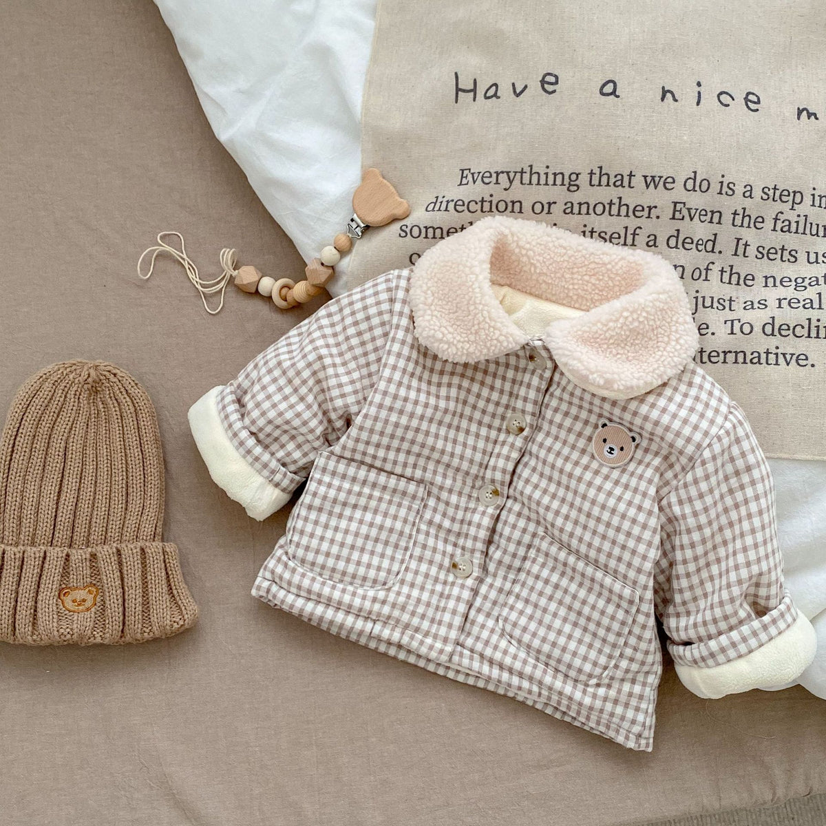 （Pre Order 2 Weeks）Kids Fall&Winter Plaid Coat