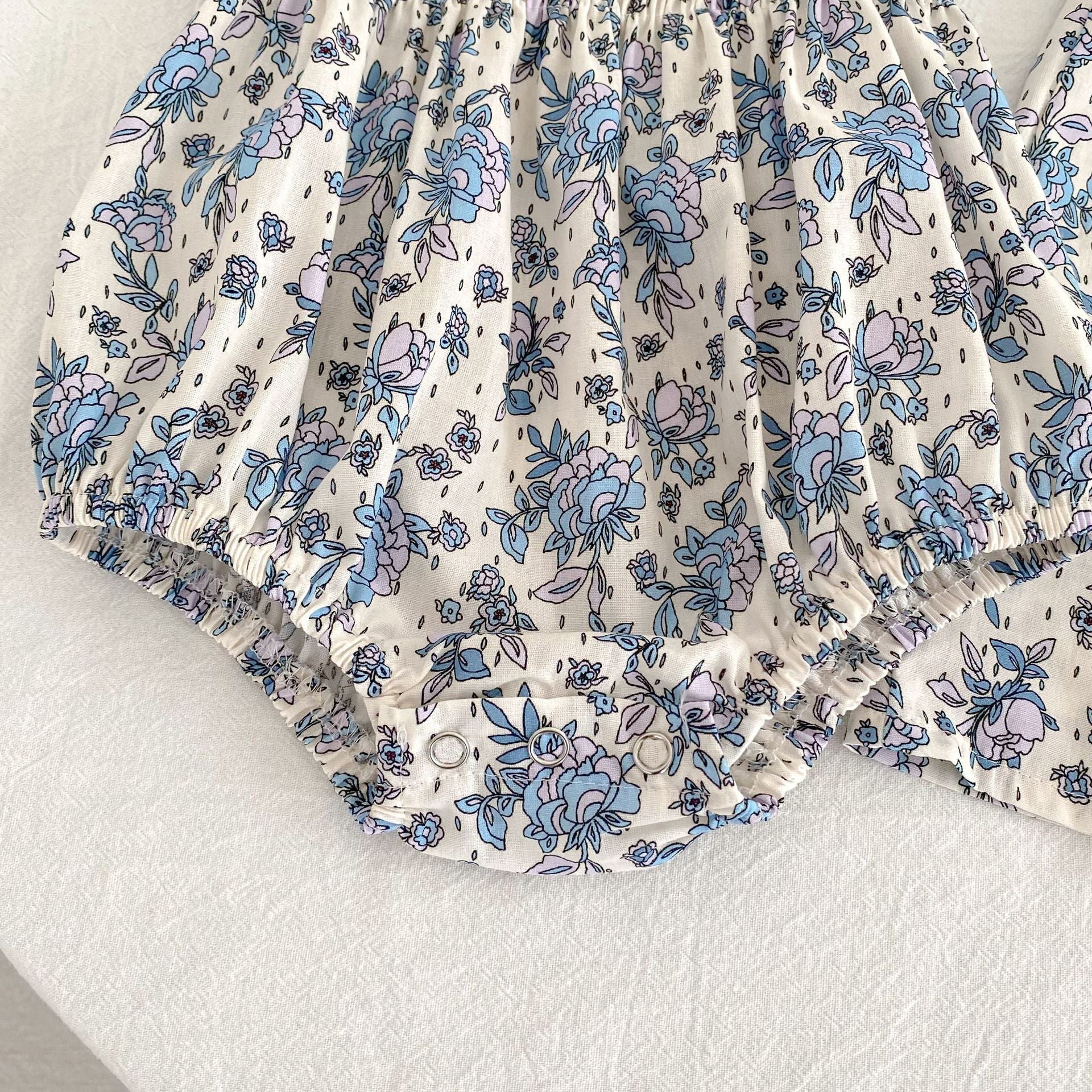 （In Production）Sisters Spring&Summer Floral Smocked Dress,Romper