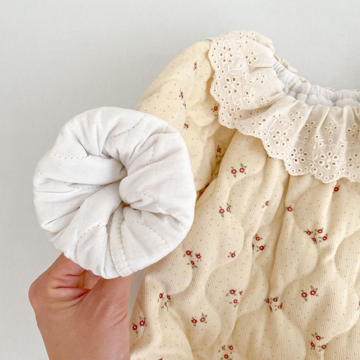 （Pre Order 2 Weeks）Toddler Girls Fall Floral Lace Romper