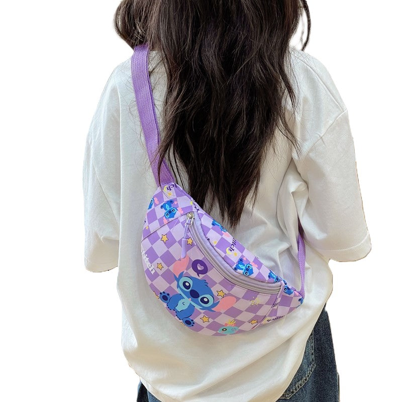 （Pre Order）Kids Cartoon Print Waist Bag