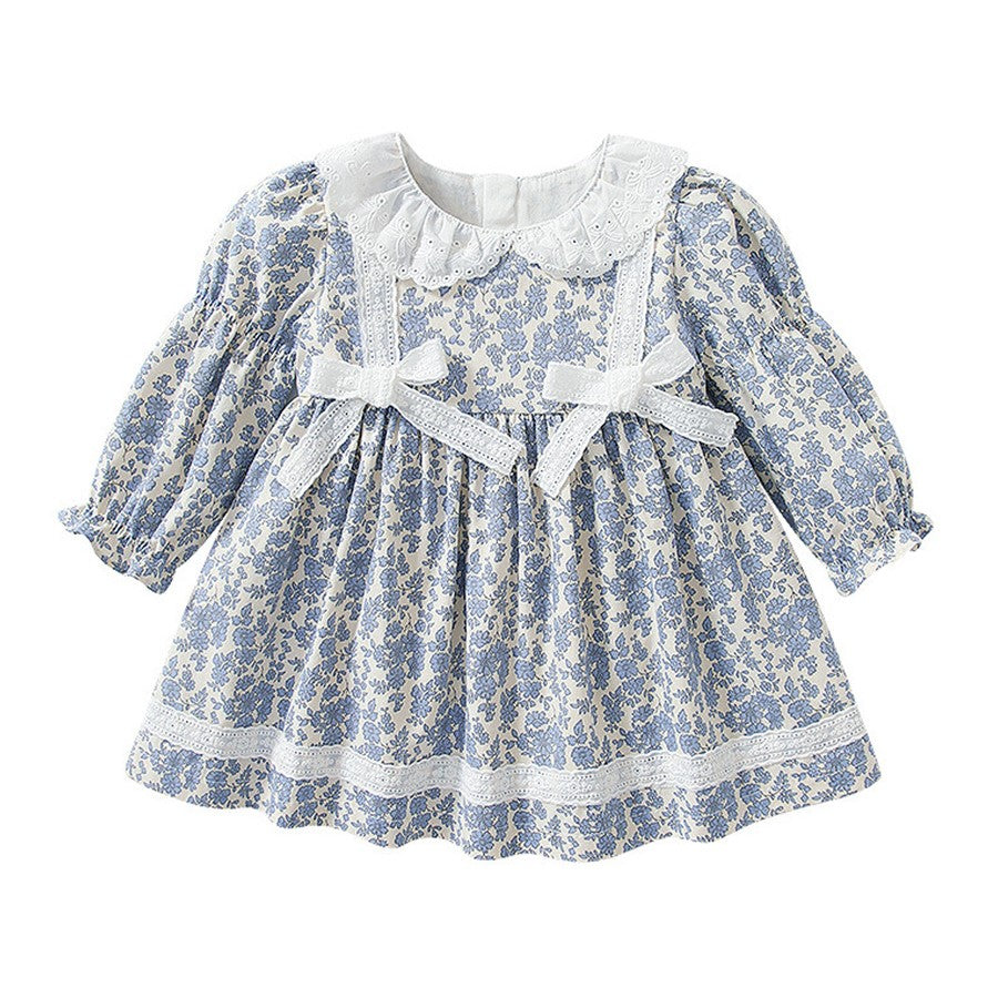 （In Production）Girls Spring&Summer Floral Print Dress