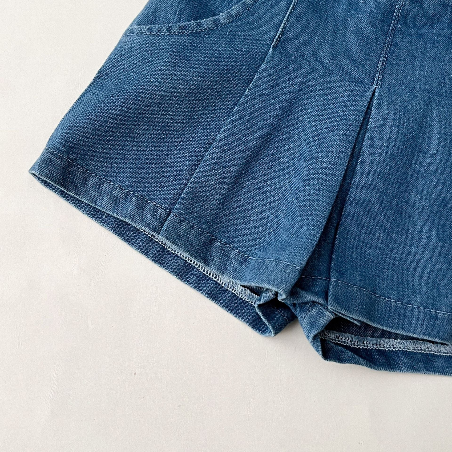 （Pre Order 2 Weeks）Girls Fall Denim Skort Set