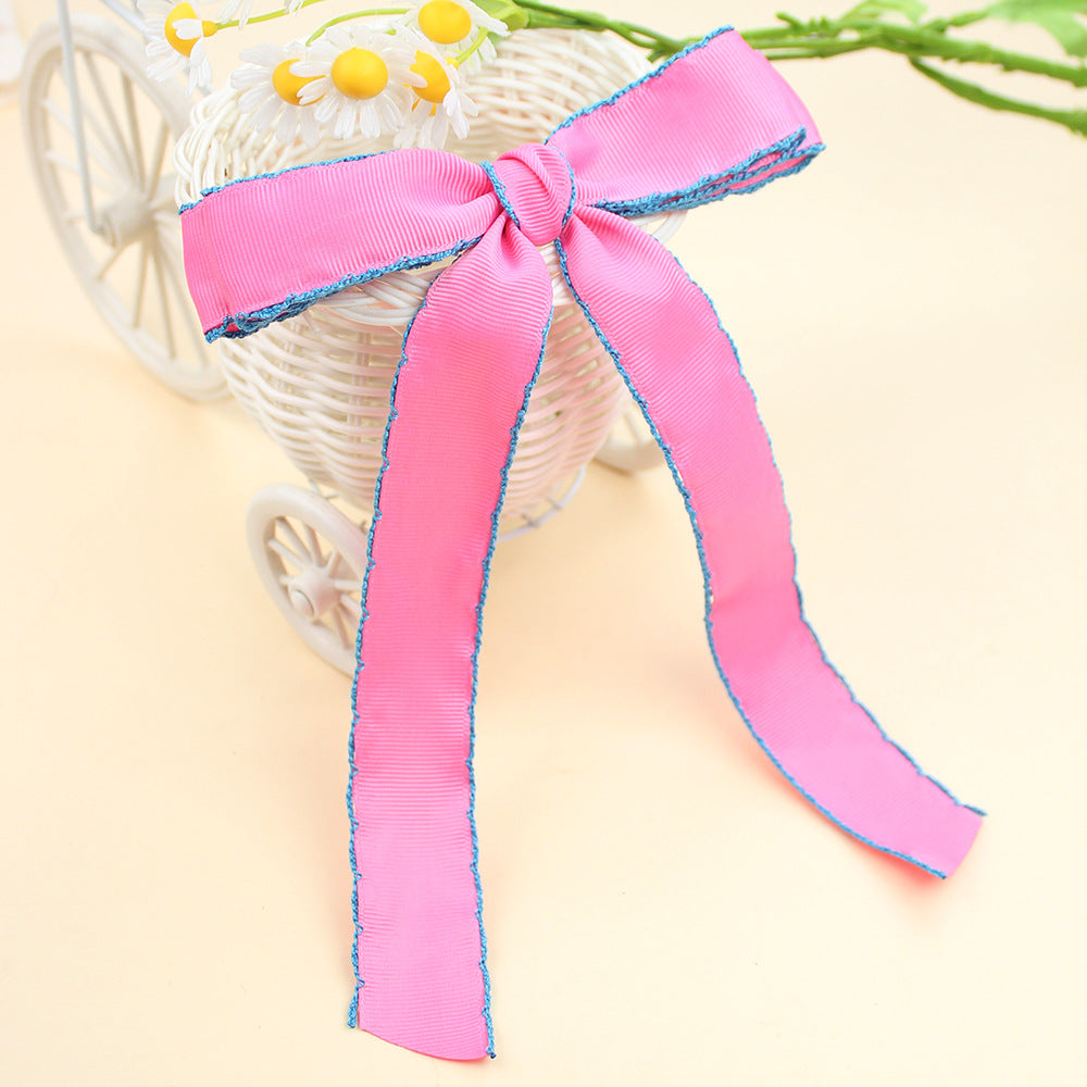 （Pre Order）Girls Trimmed Bow Tie-10 Pcs