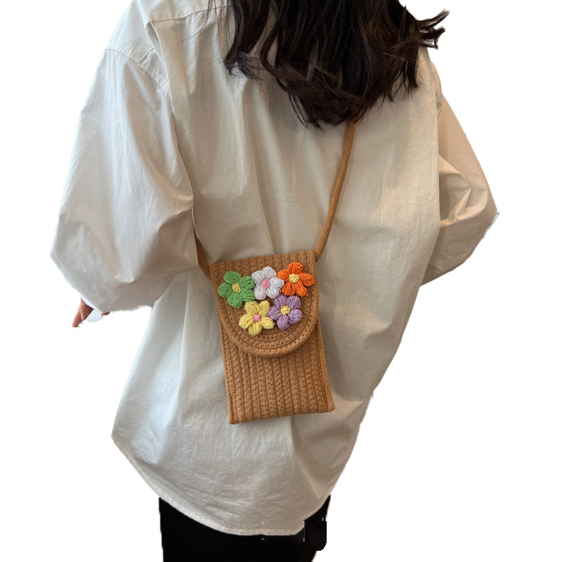 （Pre Order）Girls Spring and Summer Floral Crossbody Bag