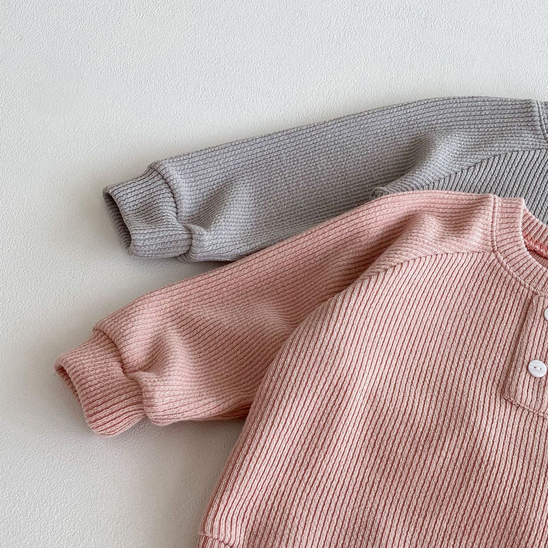 （Pre Order 2 Weeks）Girls Fall Solid Color Sweatshirt Set