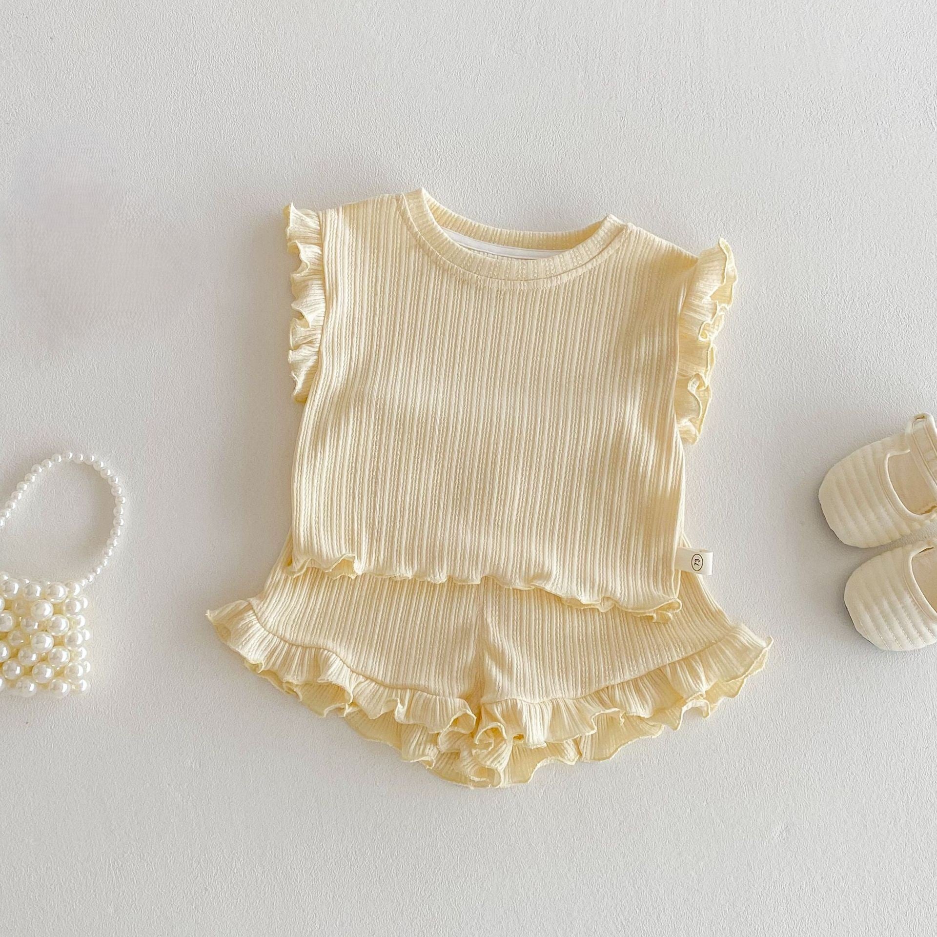 （In Production）Girls Spring&Summer Trip Shorts Set