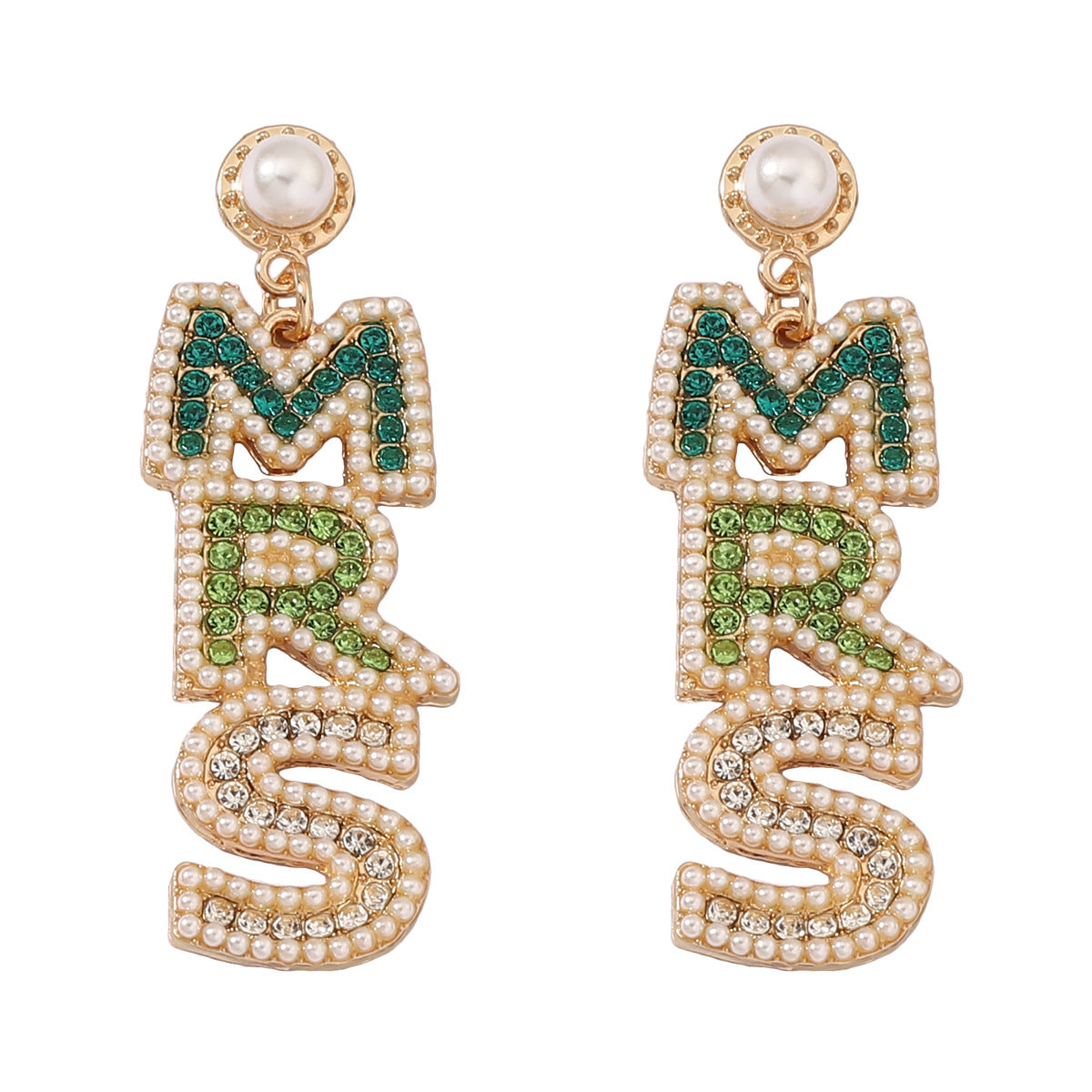 （Pre Order）Stylish MRS Matching Gem Earring