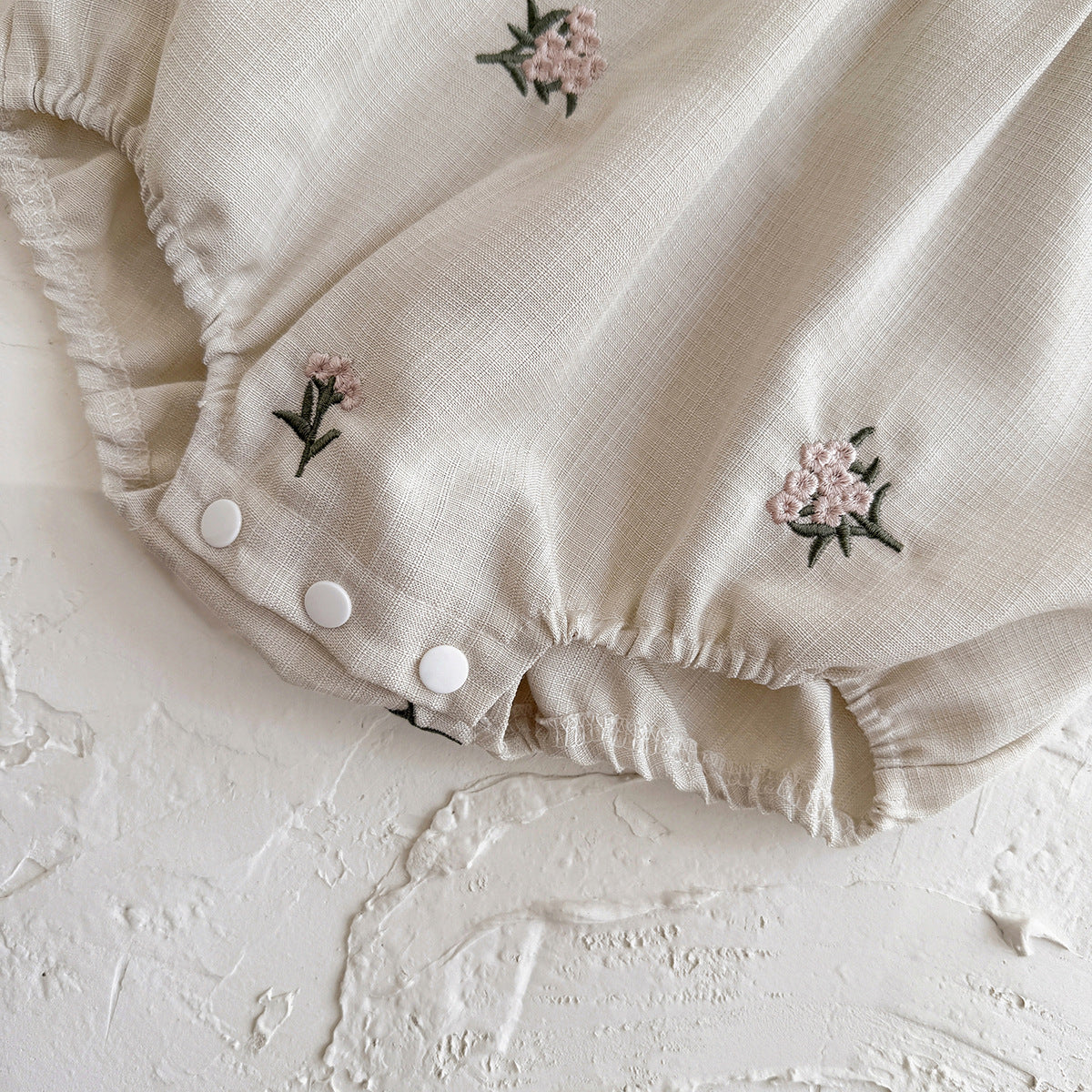 （In Production）One Pack(5 Pieces total)Sale Toddler Girls Summer Floral Embroidery Bloomer Set