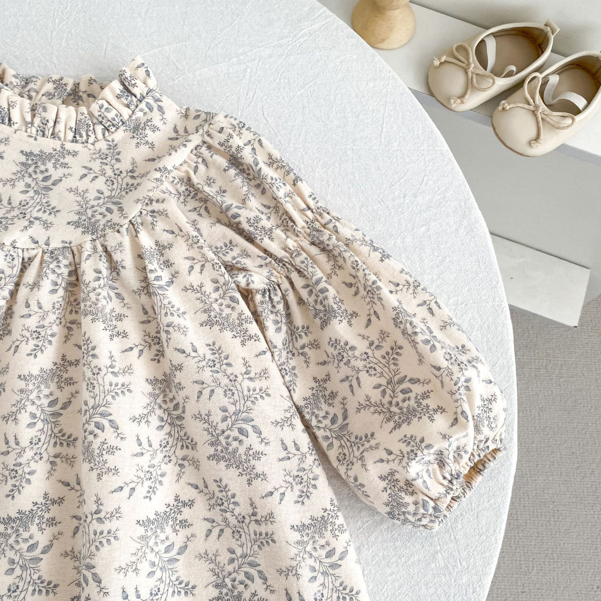 （Pre Order 2 Weeks）Sisters Fall Floral Print Dress&Romper
