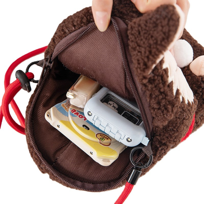 （Pre Order）Christmas Cartoon Plush Shoulder Bag