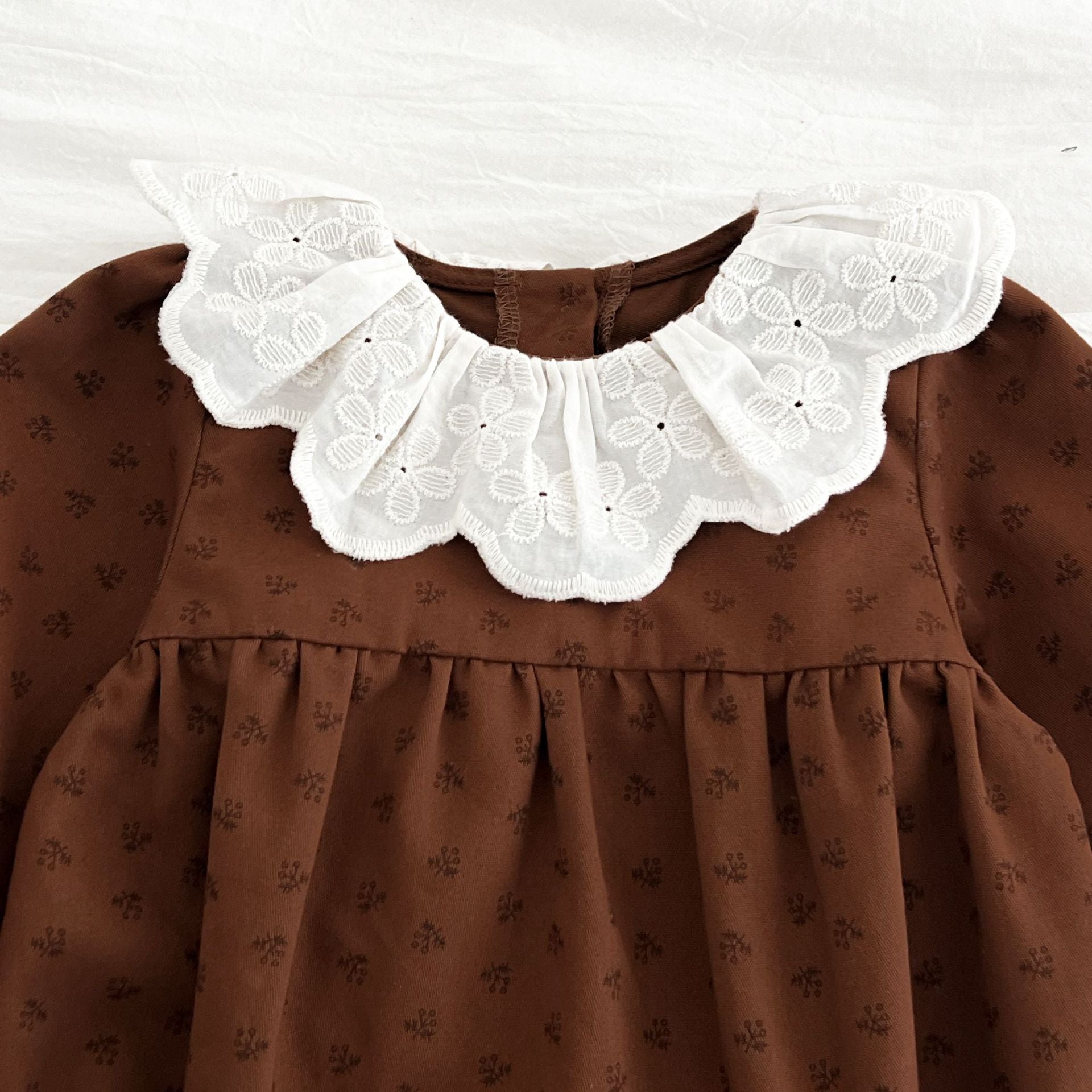 （Pre Order 2 Weeks）Sisters Fall Lace Collar Dress&Romper