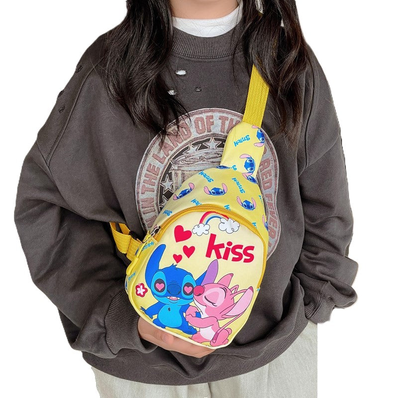 （Pre Order）Girls Cartoon Lightweight Sling Bag