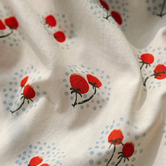 （In Production）Girls Spring&Summer Cherry Print Ruffle Dress