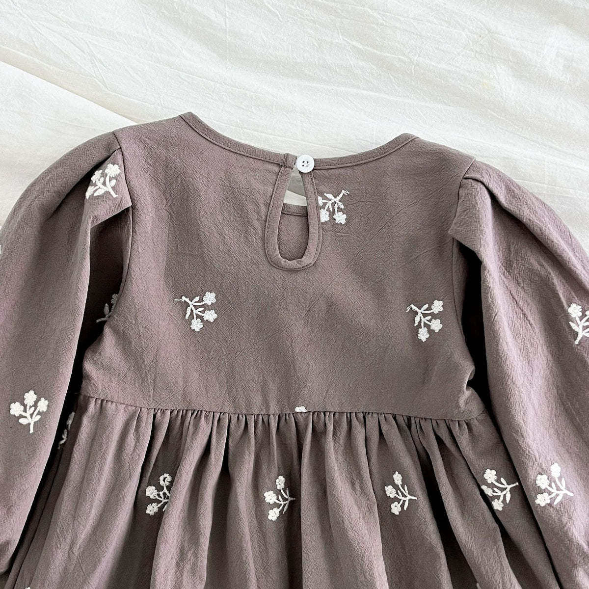 （Pre Order 2 Weeks）Sisters Fall Floral Embroidery Dress&Romper