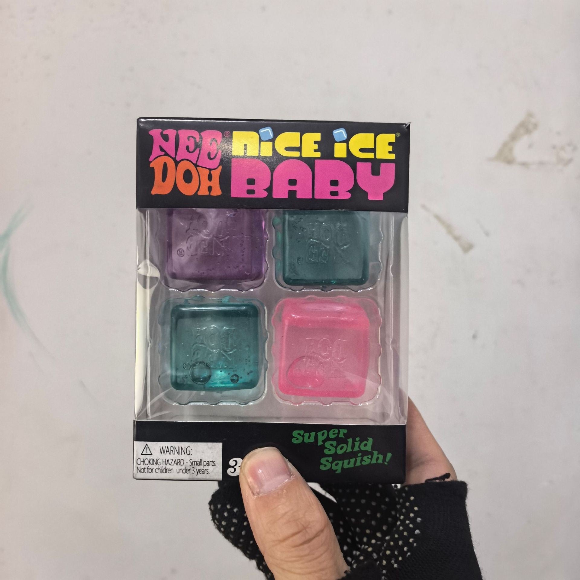 （Pre Order）Squishy Squeeze Mini Cube Toy-4 Pcs a box