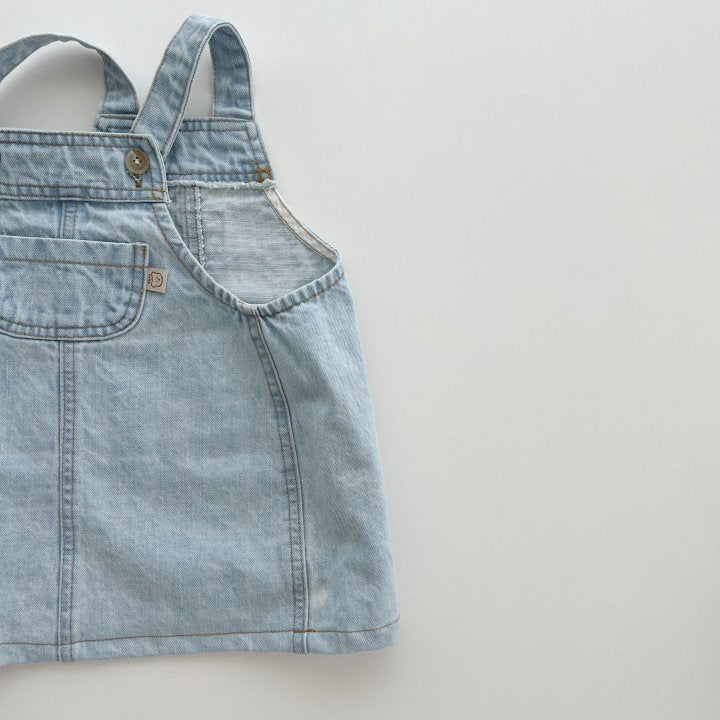 （Pre Order 2 Weeks）Girls Fall Denim Overalls