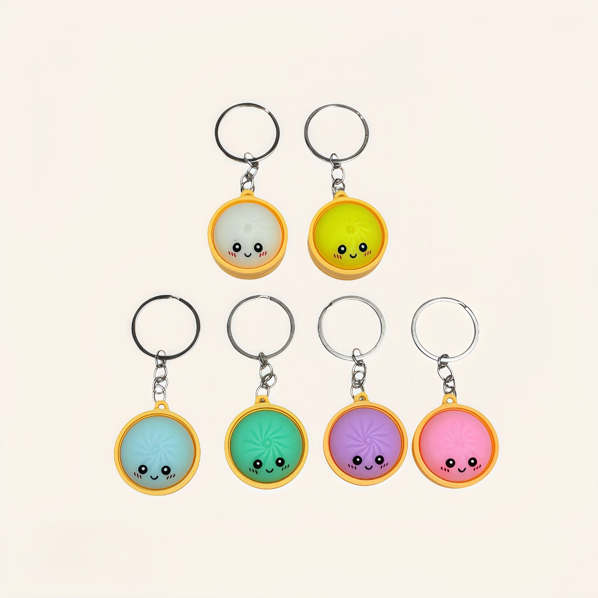 （Pre Order）Multicolor Dumpling Shaped Pendant