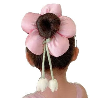 （Pre Order）Girls Spring and Summer Tulip-shaped Hair Tie