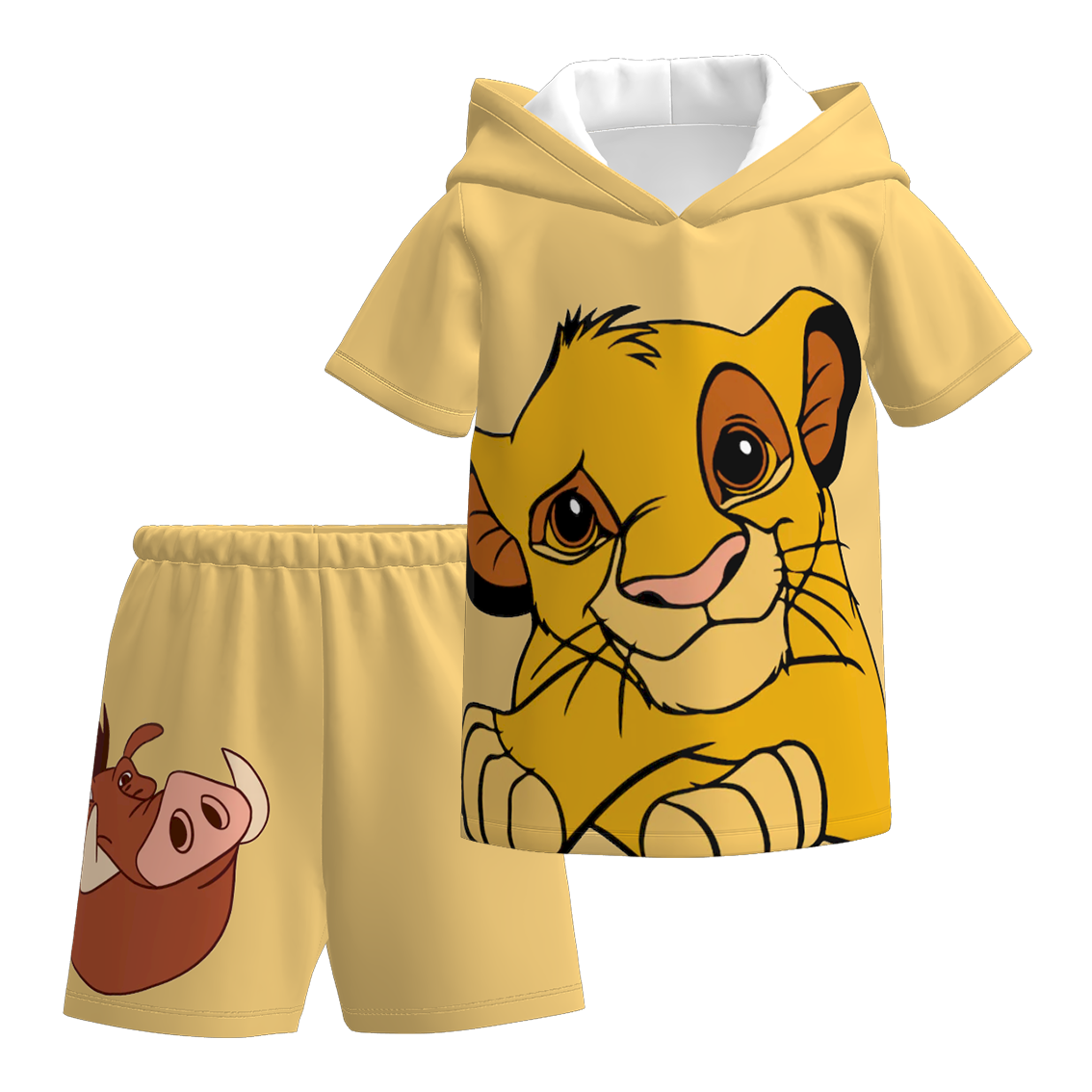 （Pre Order）Boys Spring and Summer Cartoon Print Hoodie Set