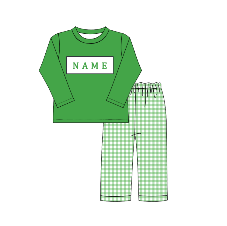 （Pre Order）Brothers Christmas Embroidery Smocked Set&Romper