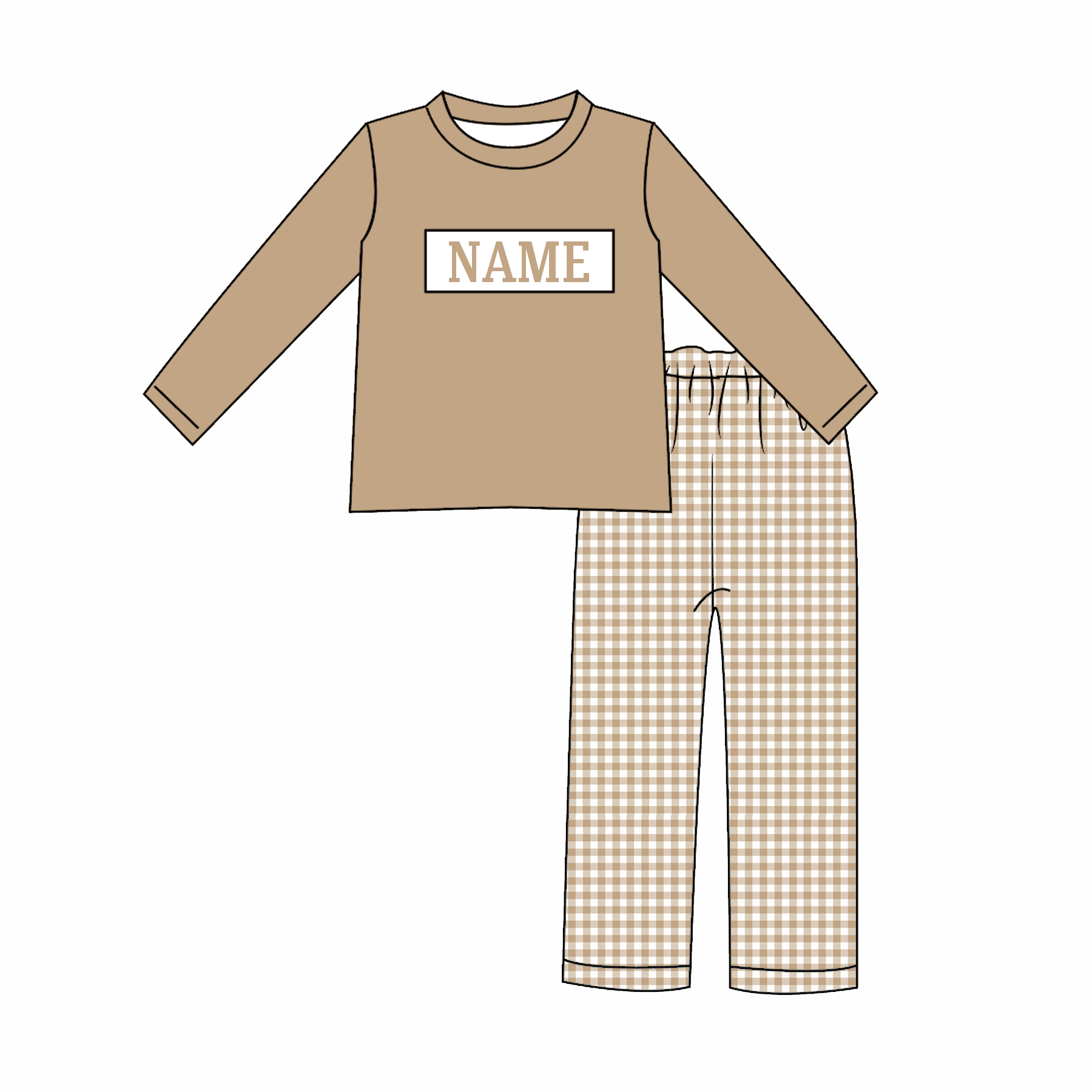 （Pre Order）Family Christmas Embroidery Smocked Dress,Set&Romper