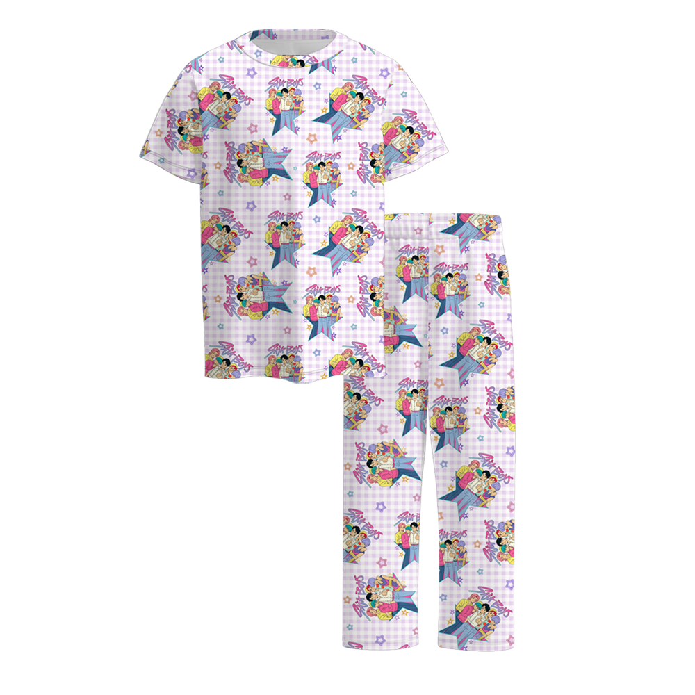 （Pre Order）Boys Spring&Summer Movie Character Print Outfit Set