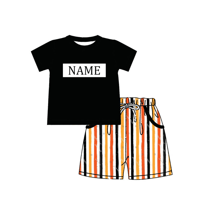 （Pre Order）Siblings Halloween Embroidery Smocked Dress,Set&Romper