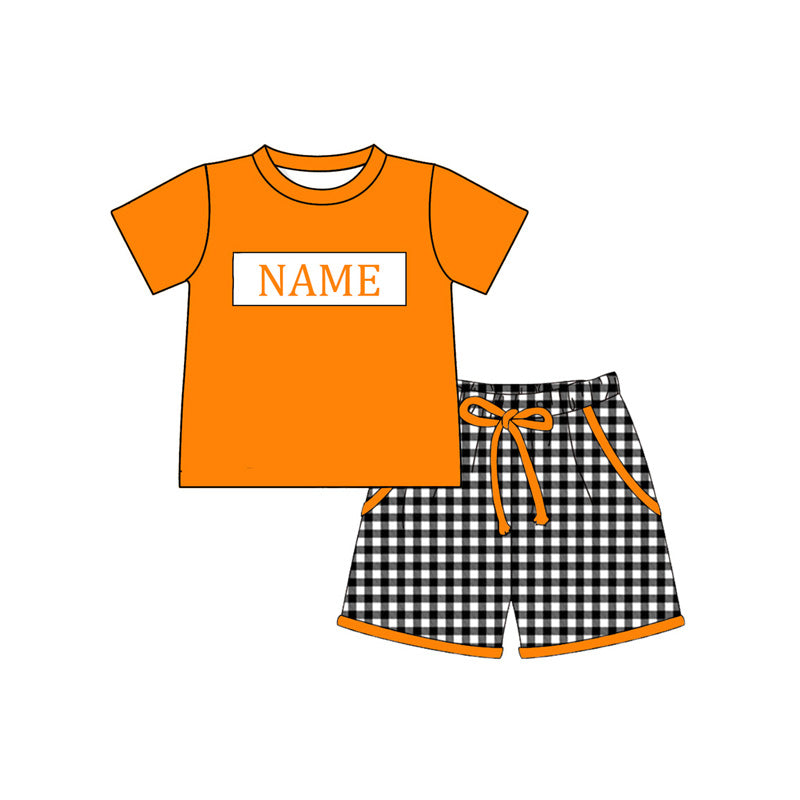 （Pre Order）Siblings Halloween Embroidery Smocked Dress,Set&Romper