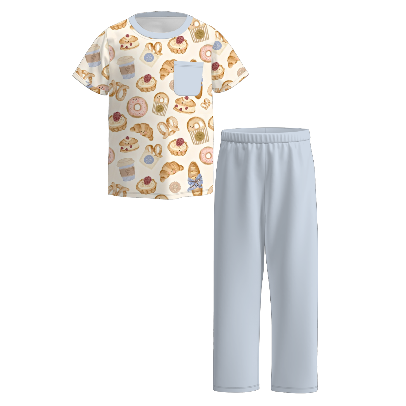 （Pre Order+Prepack Zone）Siblings Fall Dessert Print Dress,Set,Pants&Romper