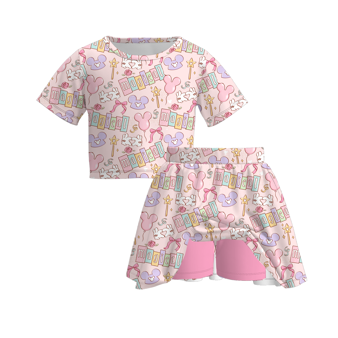 （Pre Order）Family Spring＆Summer Cartoon Print Dress,Set＆Romper