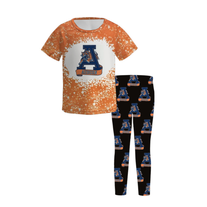 （Pre Order）Girls Football Team Print Outfit Set