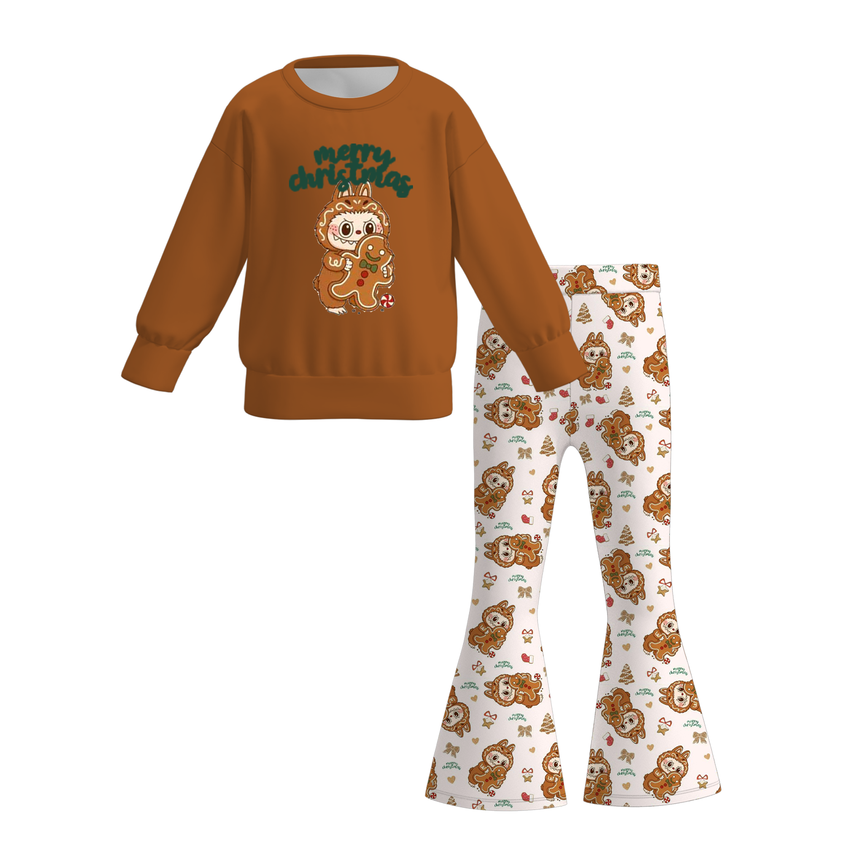 （Pre Order）Girls Fall&Winter LBB Print Sweatshirt Set
