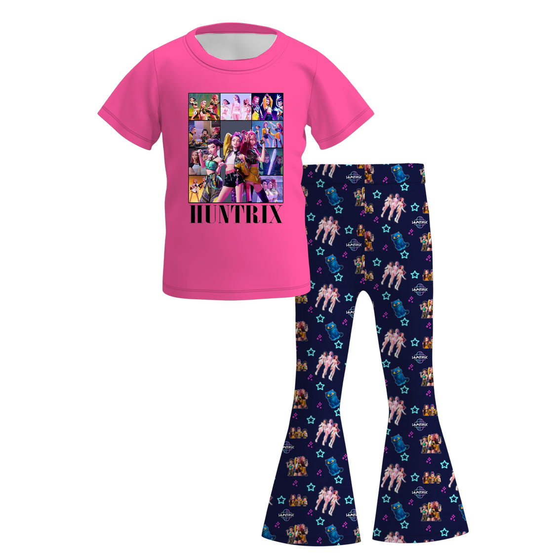 （Pre Order）Girls Movie Character Print Outfit Set