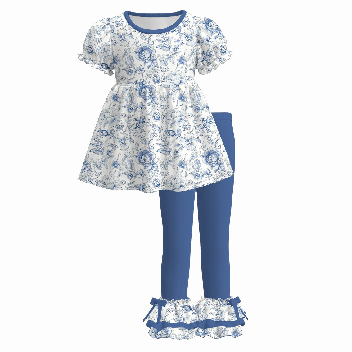 （Pre Order）Sisters Spring Floral Print Dress,Set&Romper