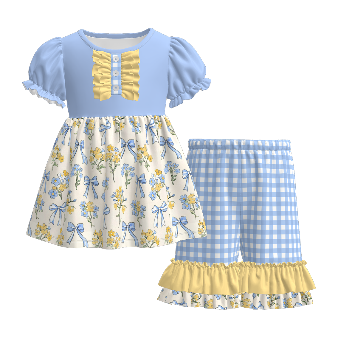 （Pre Order）Sisters Spring&Summer Floral Print Dress&Set