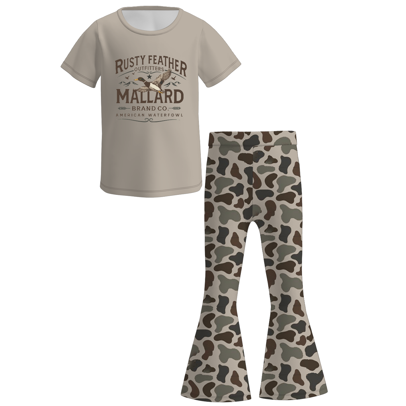 （Pre Order）Family Father's Day Camouflage Print Dress,Set,Top&Romper