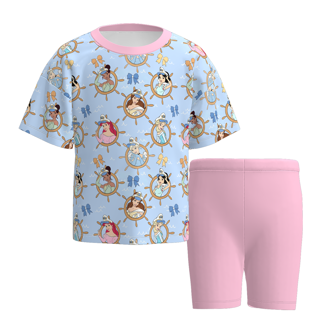 （Pre Order）Sisters Spring&Summer Princess Print Dress,Set
