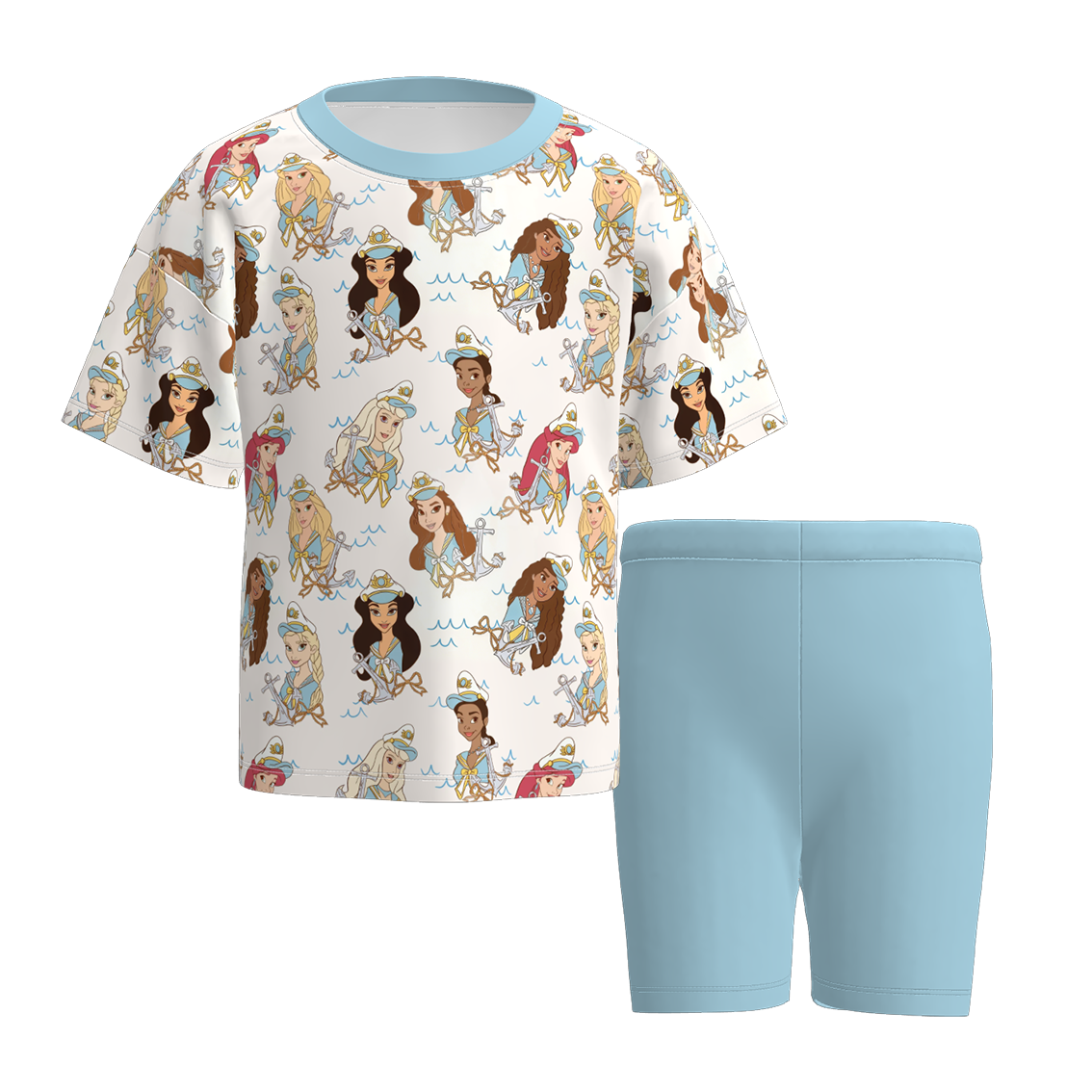 （Pre Order）Sisters Spring&Summer Princess Print Dress,Set